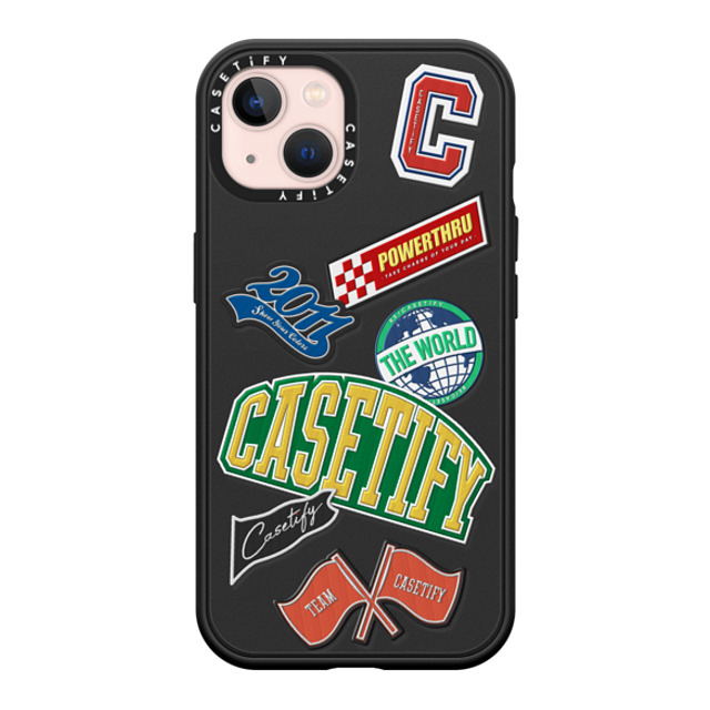 CASETiFY iPhone 13 ケース マットブラック インパクトケース MagSafe対応 Y2K CASETiFY University