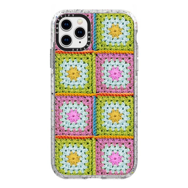 CASETiFY iPhone 11 Pro Max Case フロスト インパクトケース Cottagecore Cottagecore Crochet Granny Squares Father's Day CASETiFY iPhone 11 Pro Max Case フロスト インパクトケース Cottagecore Cottagecore Crochet Granny Squares Father's Day