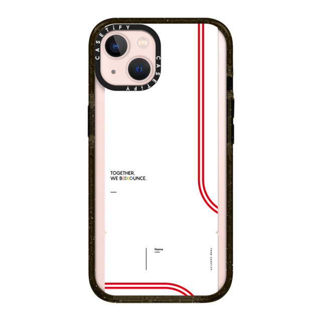 CASETiFY iPhone 13 ケース ブラック インパクトケース Team CASETiFY Ticket Case - White casetify