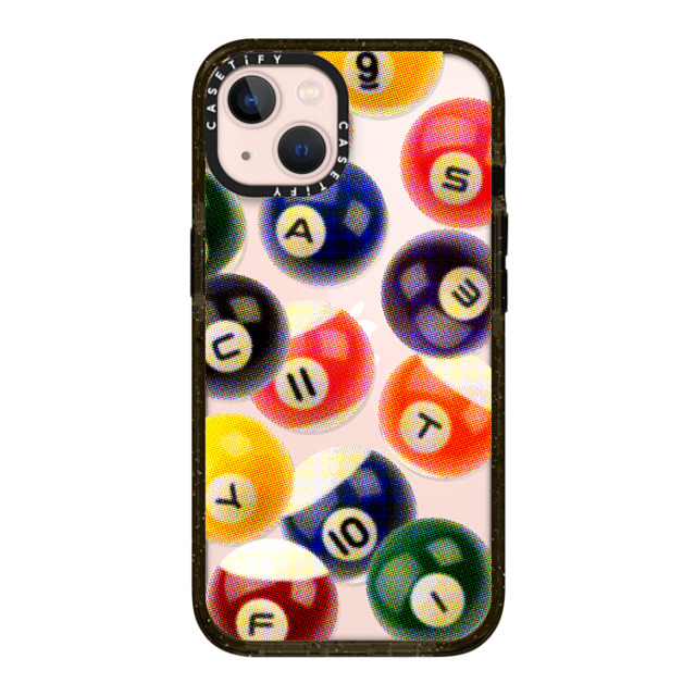 CASETiFY iPhone 13 ケース ブラック インパクトケース Sport Billiard