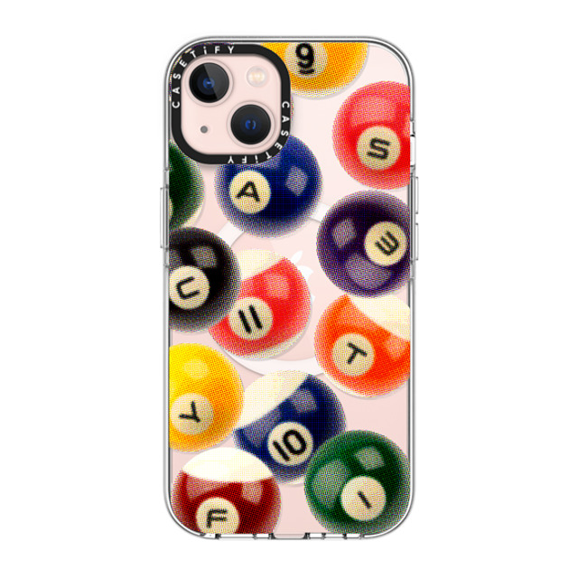 CASETiFY iPhone 13 ケース クリア クリア ケース MagSafe対応 Sport Billiard