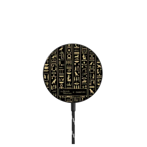   - The Egypt Hieroglyphics Pattern Magnetic Wireless Charger
