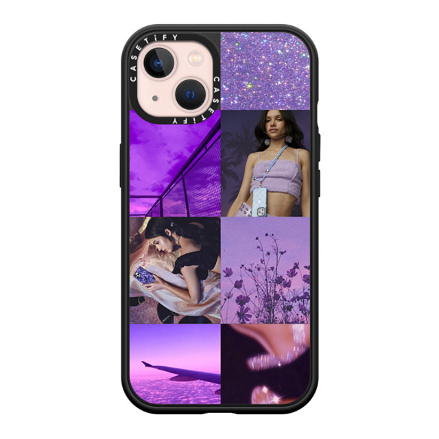 CASETiFY iPhone 13 ケース マットブラック インパクトケース MagSafe対応 Custom Photo Grid Case casetify