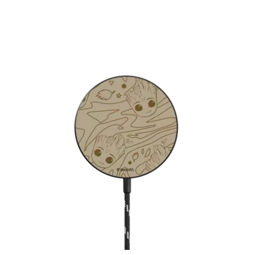   - Groot Pattern Magnetic Wireless Charger