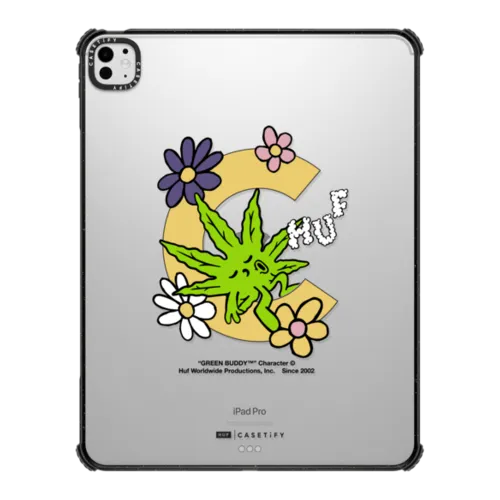 iPad Pro 13-inch (M4) - HUF Green Buddy Logo Tablet Case