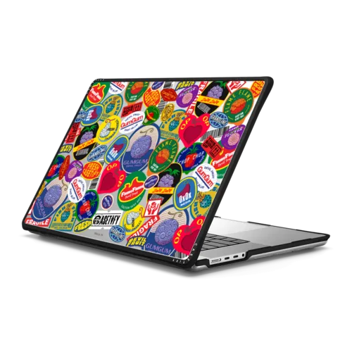MacBook Pro 16-inch (M1 - M4) - Devil Fruits Label Sticker Laptop Case