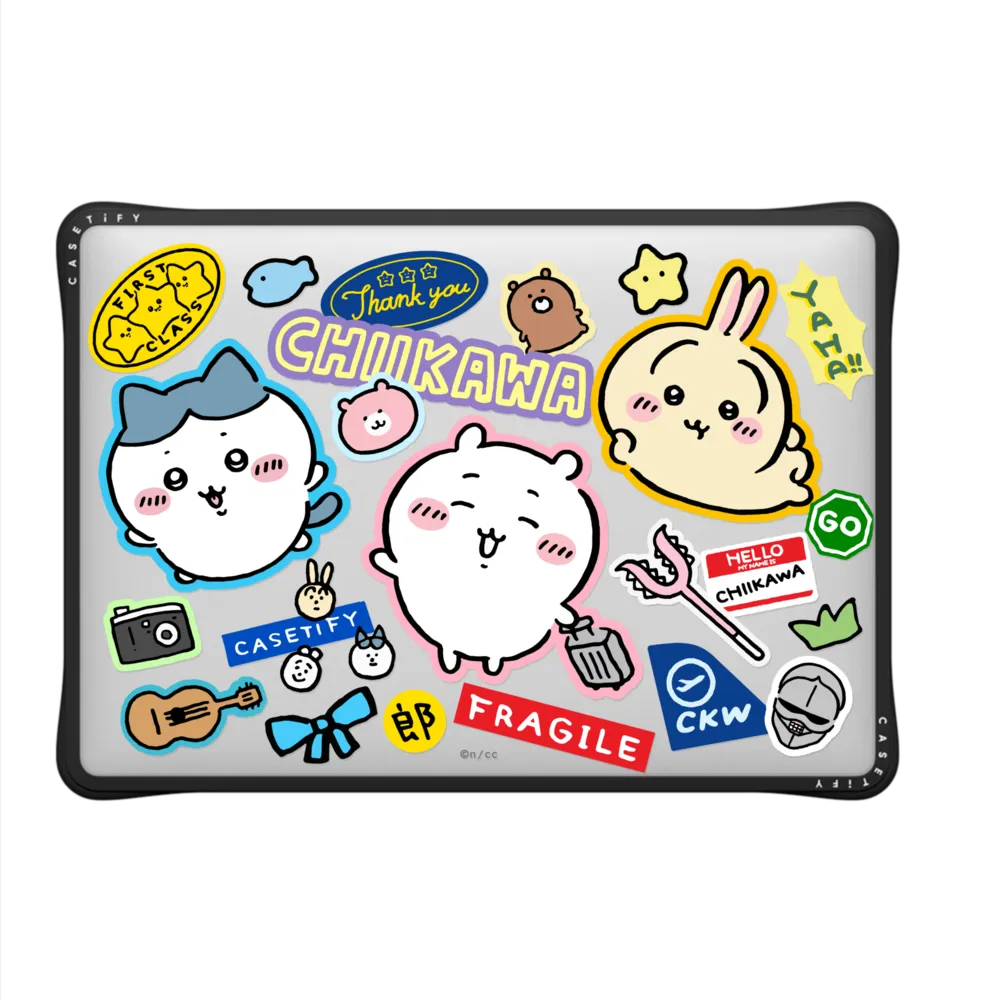 Impact MacBook Air 13-inch (M1 / Intel) Case - Chiikawa Luggage Sticker Laptop Case