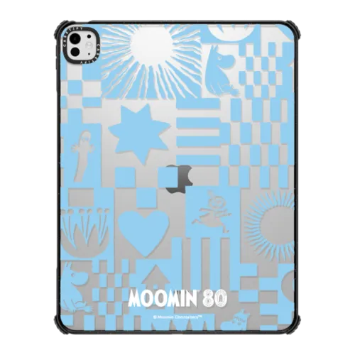 iPad Pro 13-inch (M4/M5) - Moomin Puzzle Pattern Tablet Case