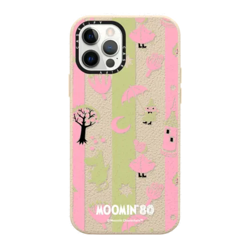 iPhone 12 Pro - Moomin Stripes Pattern Case