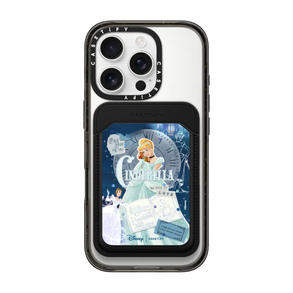 Snappy™ BioVeg Wallet MagSafe Compatible - Cinderella's 75th Vintage Scrapbook Snappy Wallet