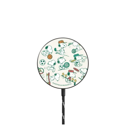   - Snoopy Sports PowerThru Magnetic Wireless Charger