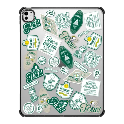 iPad Pro 13-inch (M4/M5) - Snoopy Sticker Tablet Case