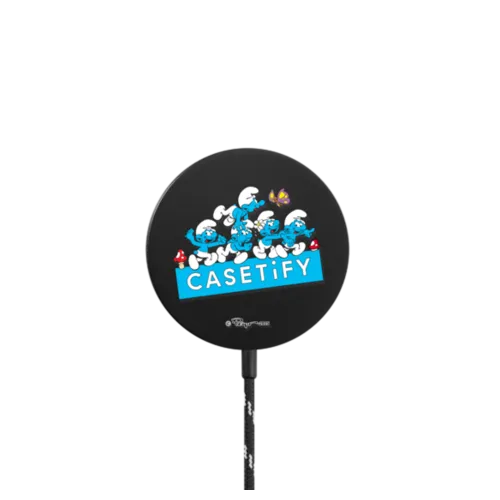  - The Smurfs Logo Blend Magnetic Wireless Charger