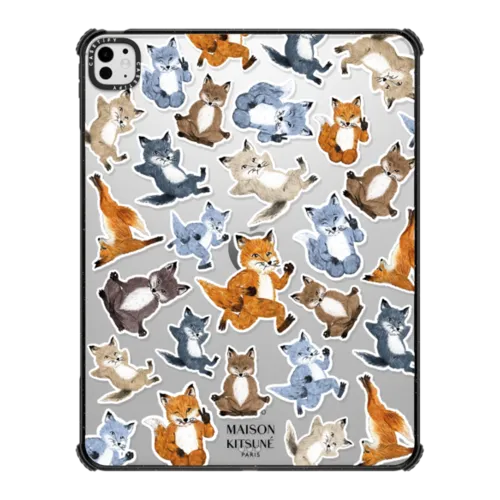iPad Pro 13-inch (M4/M5) - Maison Kitsune Fox Medley Tablet Case