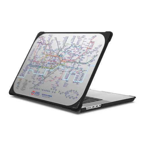 MacBook Pro 16-inch (M1 - M5) - London Underground Map Laptop Case