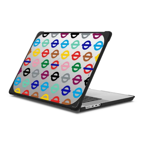 MacBook Pro 16-inch (M1 - M5) - Tube Line Roundels Pattern Laptop Case