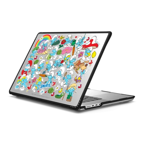 MacBook Pro 16-inch (M1 - M5) - The Smurfs Sticker Pattern Laptop Case