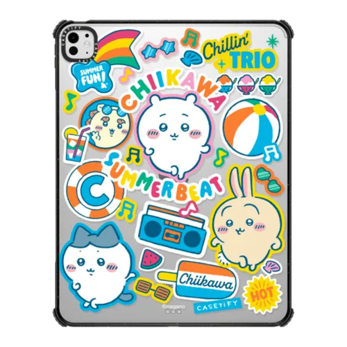 iPad Pro 13-inch (M4/M5) - Chiikawa Summer Party Tablet Case