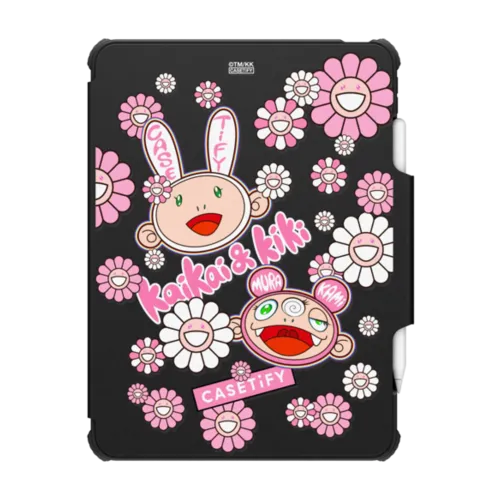 iPadケース Casetify Lucky Cat iPad Air Japanese Style Lucky Cat Fabric iPad Case for iPad 11th 2025