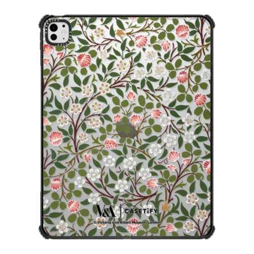 iPad Pro 13-inch (M4/M5) - V&A Morris Edit, Clover Tablet Case