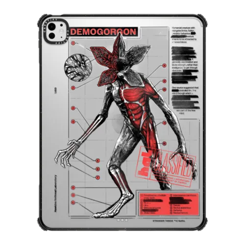 iPad Pro 13-inch (M4/M5) - Stranger Things Demogorgon Dossier Tablet Case