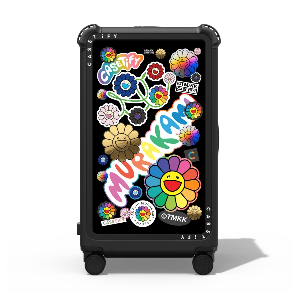 Bounce Suit29" Check-In Trunk Suitcase Case - FLOWERS STICKER MANIA CHECK-IN TRUNK SUITCASE