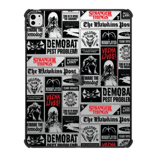 iPad Pro 13-inch (M4/M5) - Stranger Things Hawkins Post Collage Tablet Case