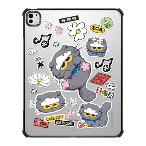 iPad Pro 13-inch (M4/M5) - ZOA Sticker Tablet Case