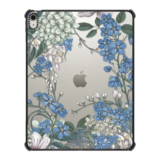 Impact iPad Air 13-inch (M2/M3) Case - Bridgerton Floral Frame Tablet Case