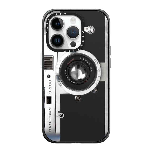 CASETiFY iPhone 14 Pro ケース マットブラック インパクトケース MagSafe対応 Camera Case - Retro casetify