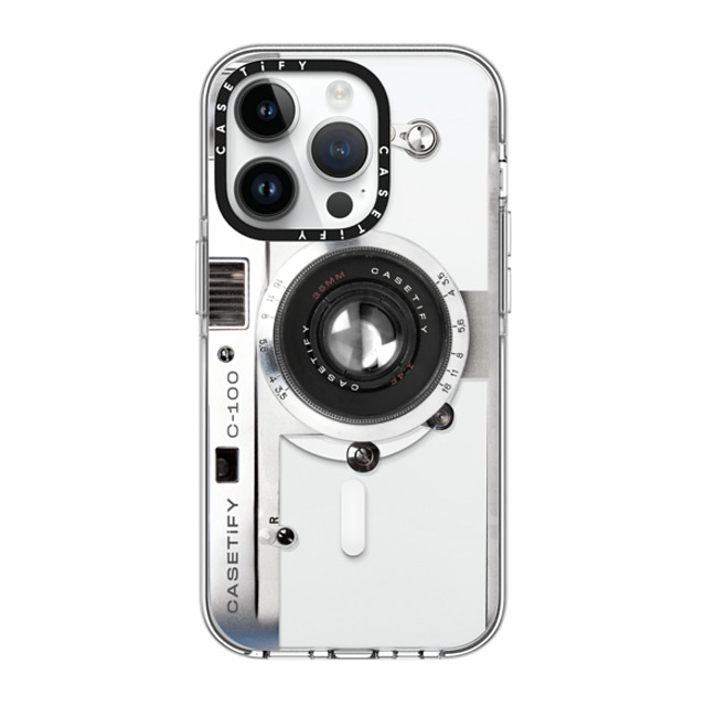 CASETiFY iPhone 14 Pro ケース クリア クリア ケース MagSafe対応 Camera Case - Retro casetify