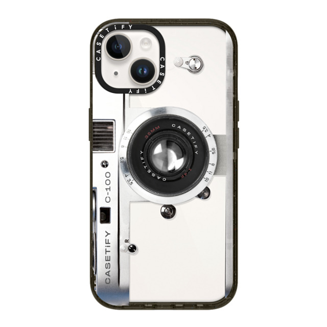 CASETiFY iPhone 14 ケース ブラック インパクトケース Camera Case - Retro casetify