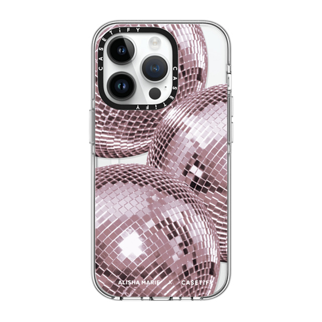 CASETiFY iPhone 14 Pro ケース クリア クリア ケース MagSafe対応 Alisha Marie Disco Baby Case casetify