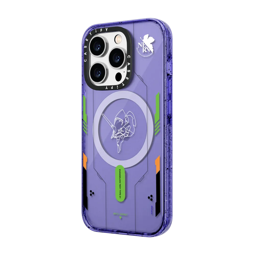 Impact iPhone 14 Pro Max Case MagSafe Compatible - Evangelion Test Type-01 Case