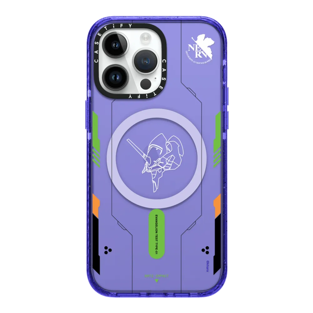 Impact iPhone 14 Pro Max Case MagSafe Compatible - Evangelion Test Type-01 Case