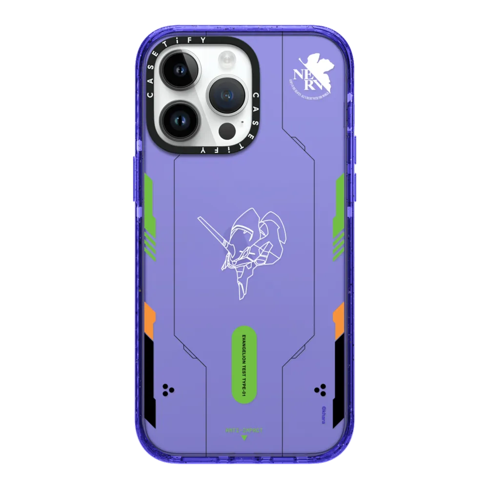 Impact iPhone 14 Pro Max Case - Evangelion Test Type-01 Case