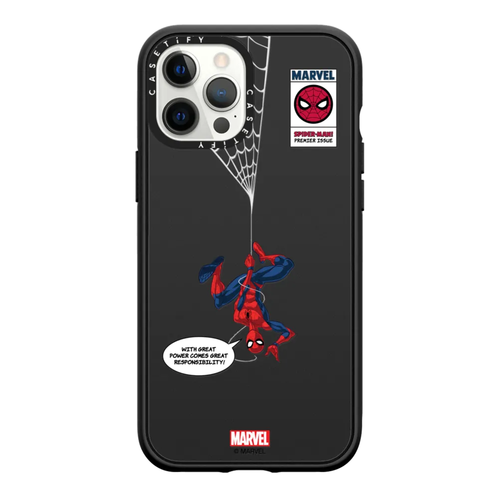 Impact iPhone 12 Pro Max Case MagSafe Compatible - Spider-Man Hanging Case
