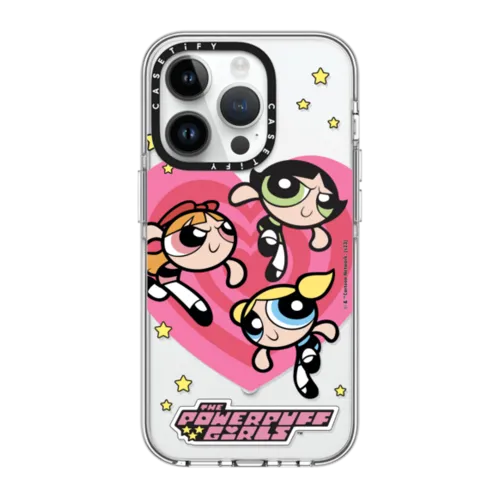 iPhone 14 Pro - The Powerpuff Girls Heart Case