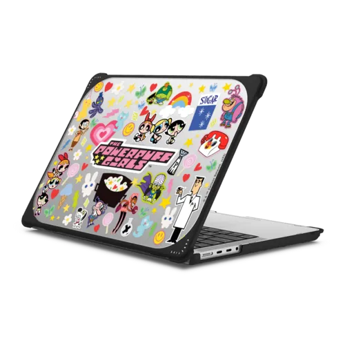 MacBook Pro 14-inch (M1 - M4) - The Powerpuff Girls Stickermania MacBook Case
