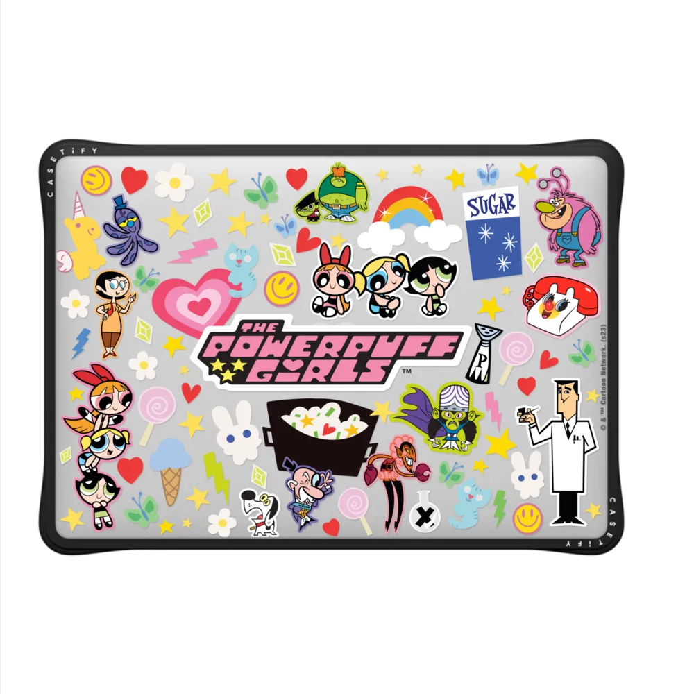 Impact MacBook Pro 13" (2020 / 2022) Case - The Powerpuff Girls Stickermania MacBook Case