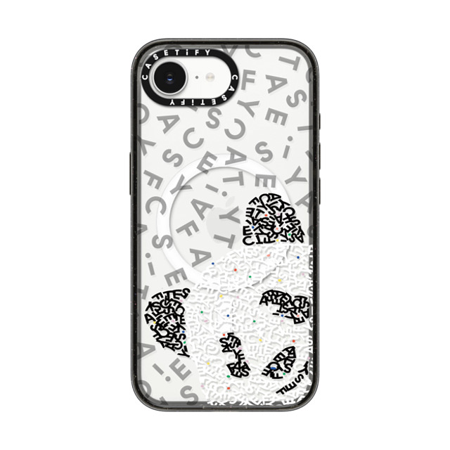 CASETiFY iPhone 16e Case Black Impact Case MagSafe Compatible Hi! Panda! casetify Back to School CASETiFY iPhone 16e Case Black Impact Case MagSafe Compatible Hi! Panda! casetify Back to School