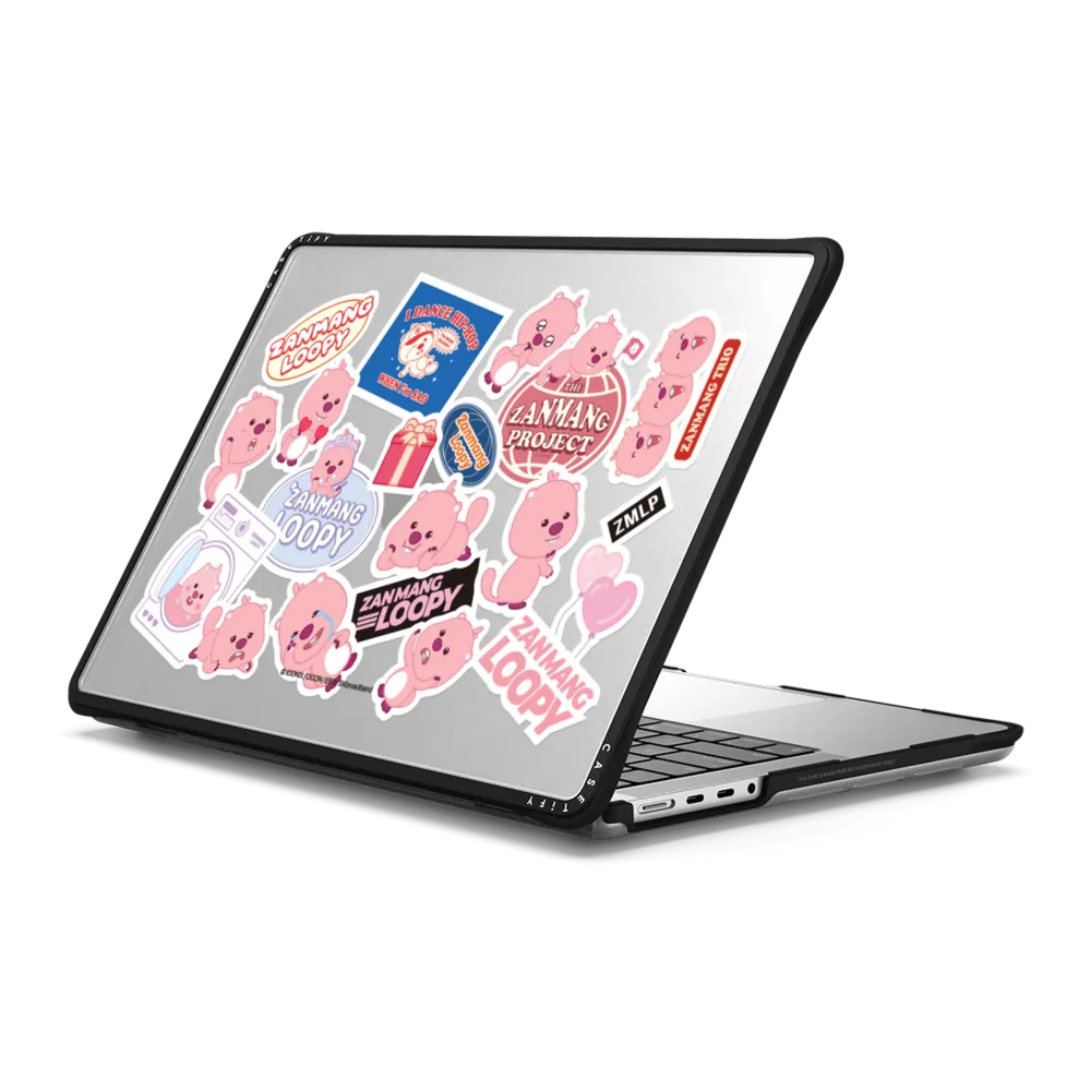 Impact MacBook Pro 14-inch (M1 - M4) Case - Zanmang Loopy 2D Sticker MacBook Case