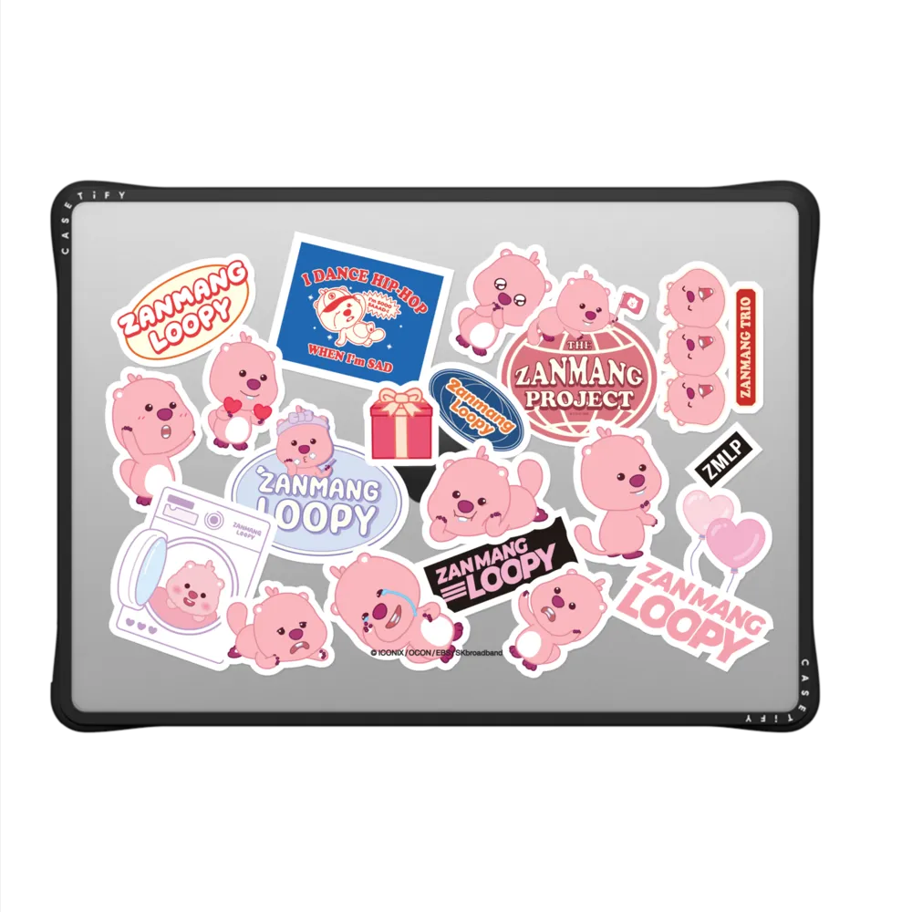 Impact MacBook Pro 14-inch (M1 - M4) Case - Zanmang Loopy 2D Sticker MacBook Case