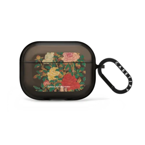 AirPods Pro 2 - NMK Peonies Earbuds Case - Black Case Edition