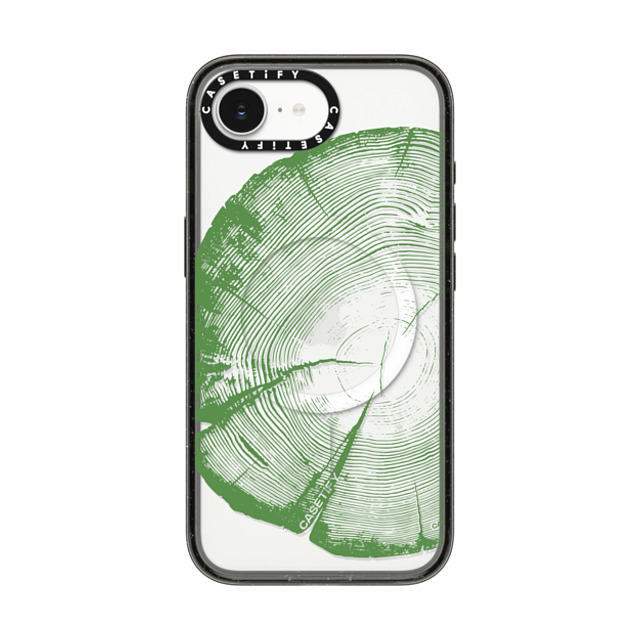 CASETiFY iPhone 16e ケース ブラック インパクトケース MagSafe対応 nature nature Tree Rings Back to School CASETiFY iPhone 16e ケース ブラック インパクトケース MagSafe対応 nature nature Tree Rings Back to School
