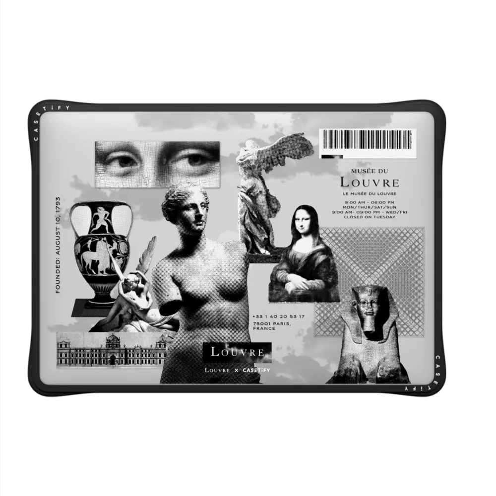 Impact MacBook Pro 13-inch (M1 / M2 / Intel)  Case - Louvre Patchwork Laptop Case