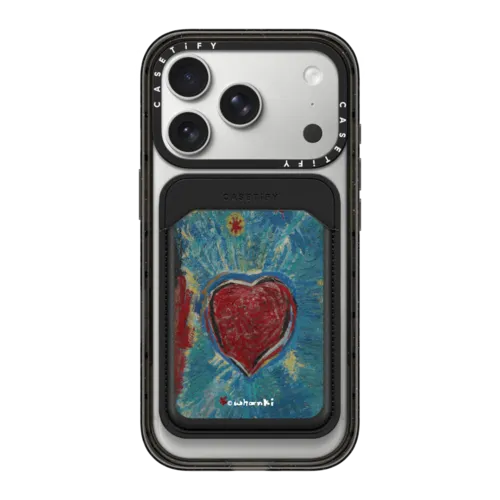 Snappy MagSafe Wallet - Whanki Sacred Heart Snappy Leather Wallet