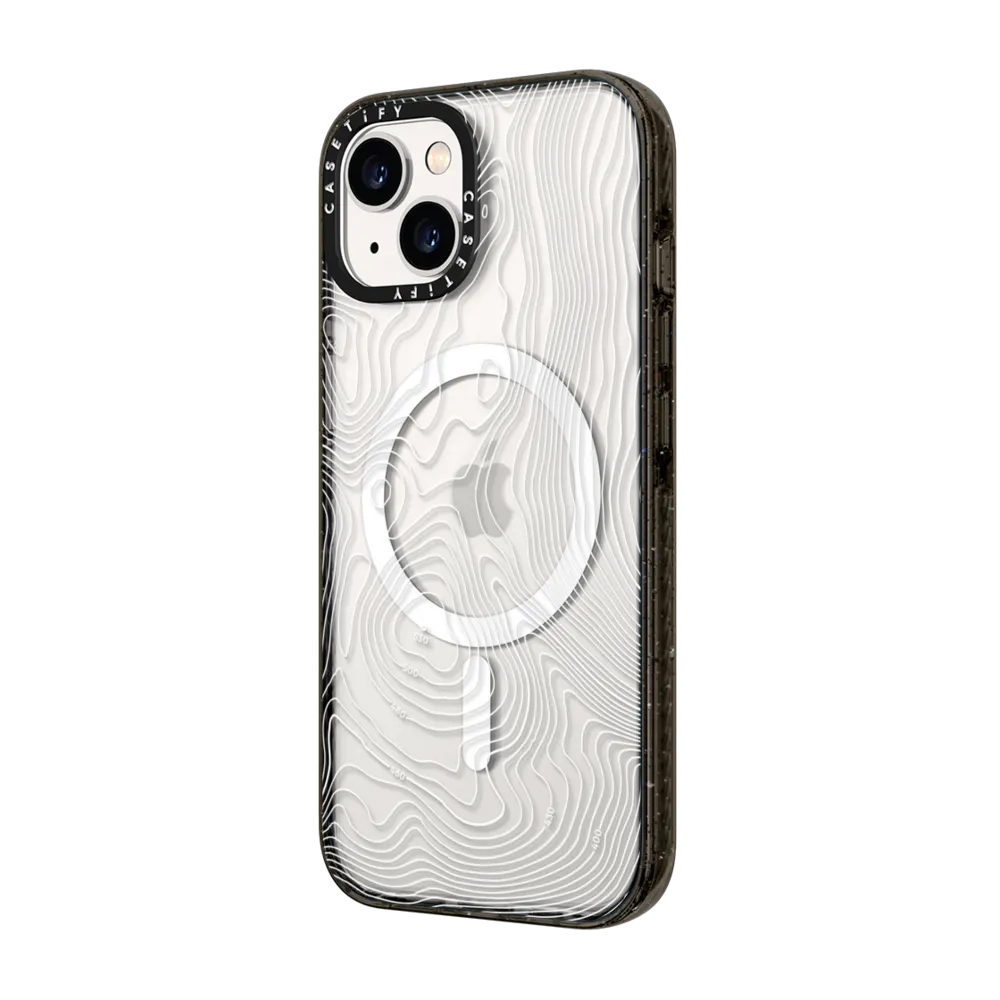 Impact iPhone 14 Case MagSafe Compatible - Topography Map