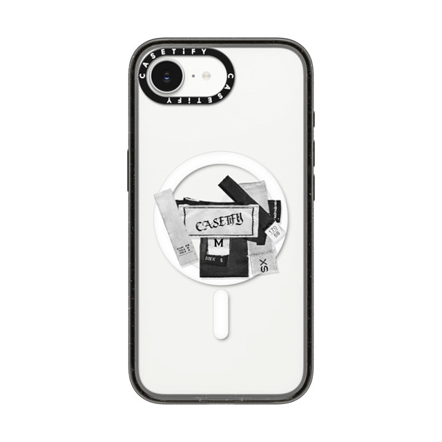 CASETiFY iPhone 16e Case Black Impact Case MagSafe Compatible Y2K Y2K Tag Collage Back to School CASETiFY iPhone 16e Case Black Impact Case MagSafe Compatible Y2K Y2K Tag Collage Back to School