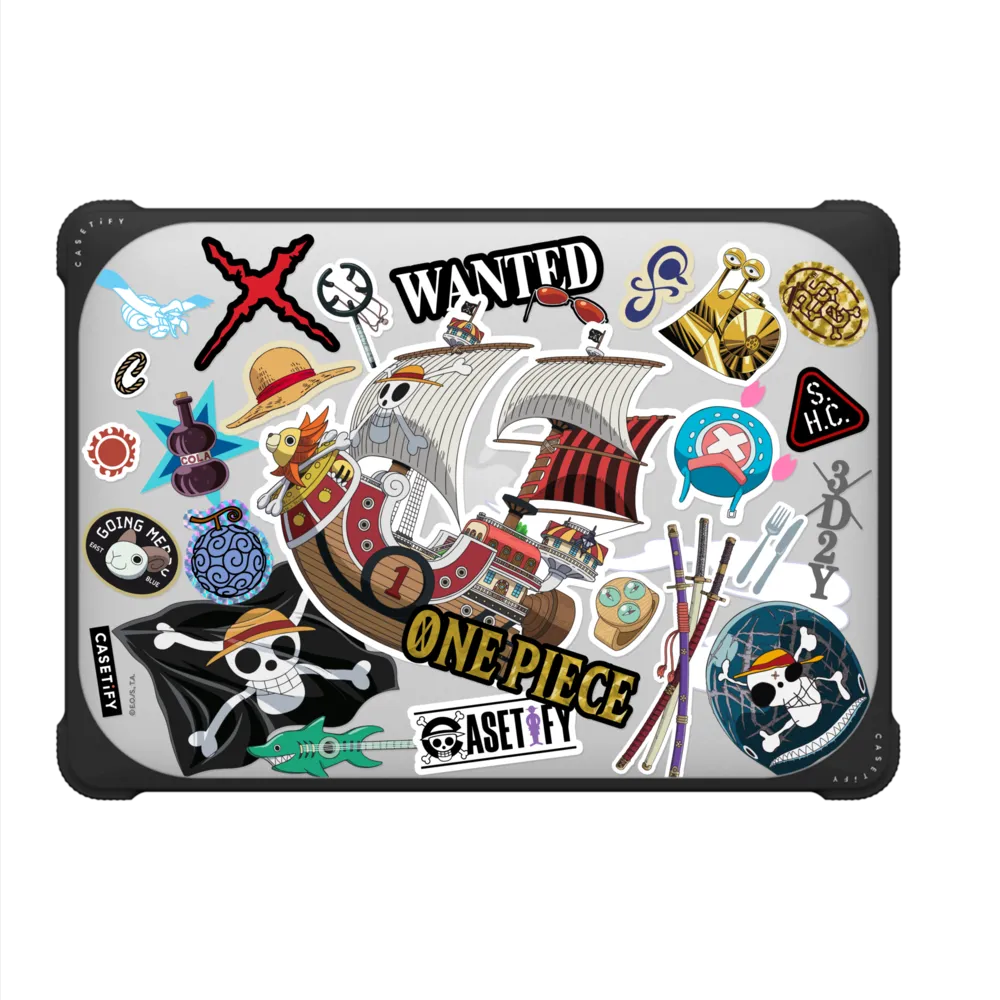Bounce MacBook Pro 13-inch (M1 / M2 / Intel)  Case - ONE PIECE 25th Straw Hat Crew Sticker Laptop Case